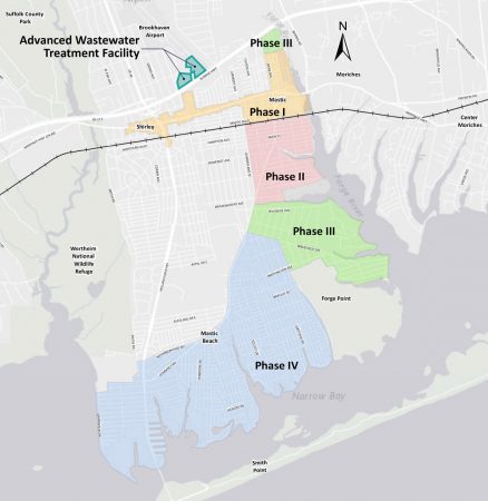 Forge River sewer map